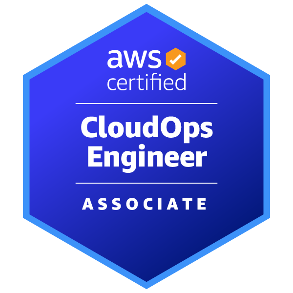 AWS Certified CloudOps Engineer Associate Badge
